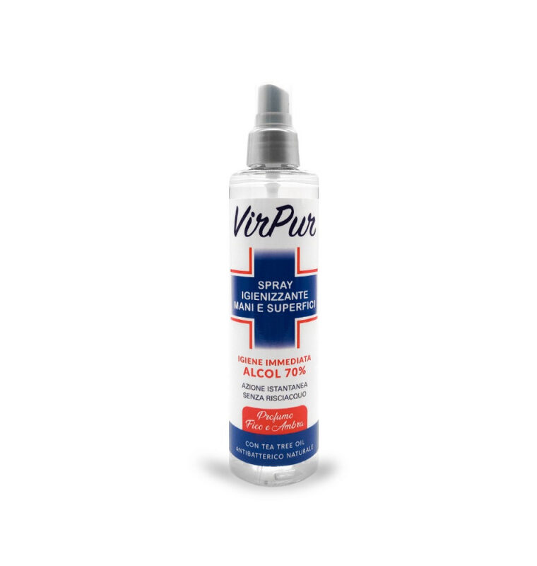 Pharmalife Virpur Spray igienizzante mani e superfici 250 ml Azione  istantanea Senza Risciacquo - Sanitaria Polaris Srl